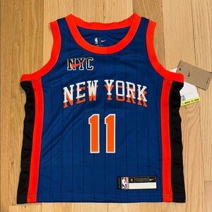 Kids New York Blue and Orange Jersey